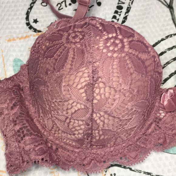 NWT Extreme Push Up Demi Floral Lace Bra - Picture 5 of 9